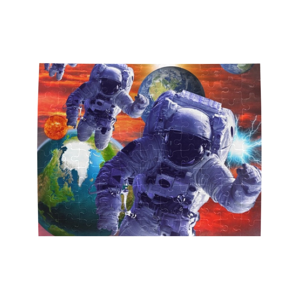 CLOUDS ASTRONAUT Rectangle Jigsaw Puzzle (Set of 110 Pieces)