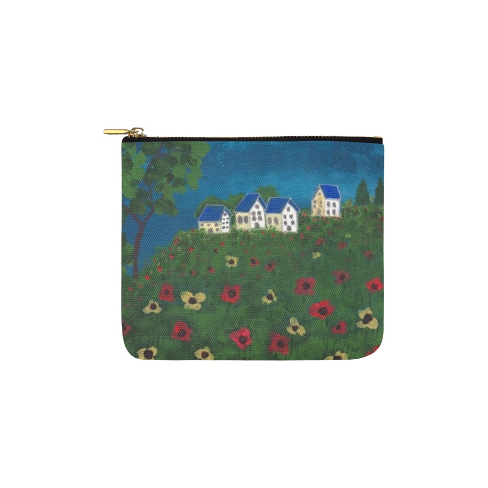 The Field of Poppies Carry-All Pouch 6''x5''