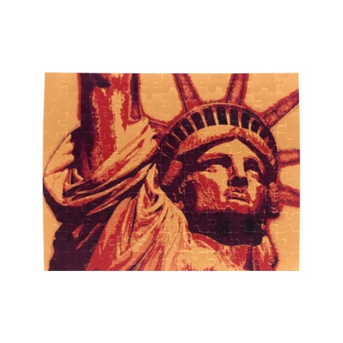 STATUE OF LIBERTY 3 Rectangle Jigsaw Puzzle (Set of 110 Pieces)