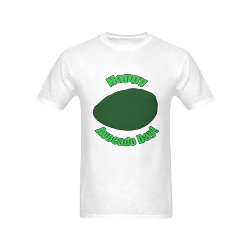 Happy Avocado Day! Men's T-Shirt in USA Size (Two Sides Printing)