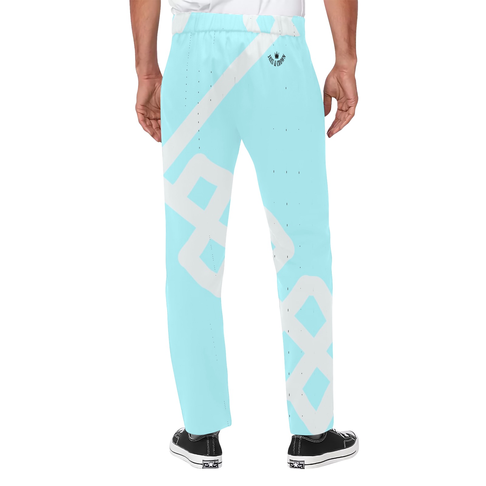 #bluedream JAXS N CROWN 6C03795A-2FE0-4136-9C5C-1627CDF7ADBA Men's All Over Print Casual Trousers (Model L68)