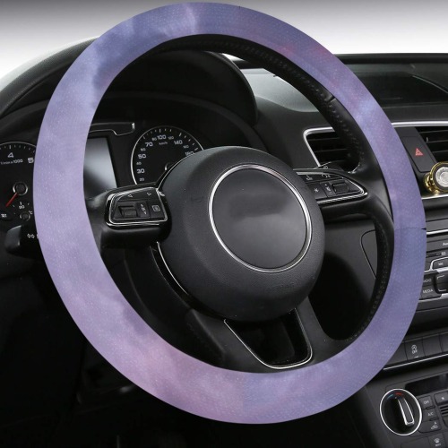 Morning Purple Sunrise Collection Steering Wheel Cover with Anti-Slip Insert