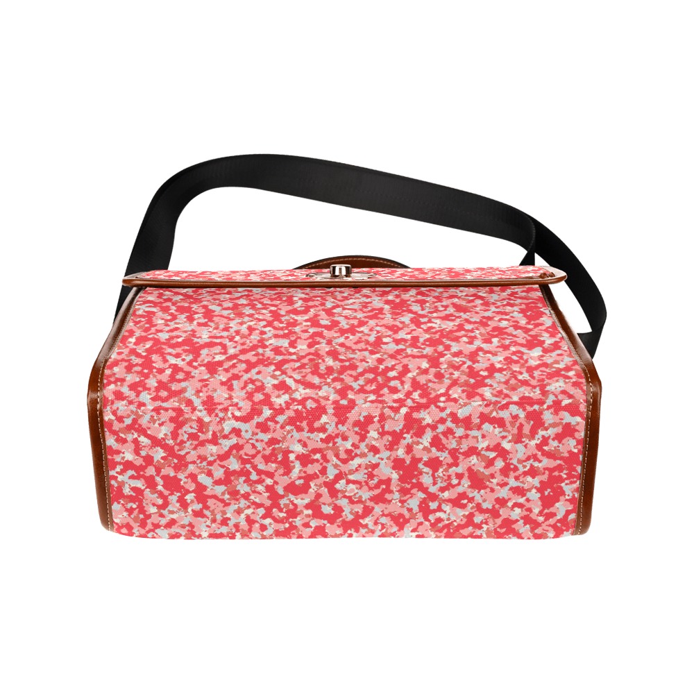 Sunday Red (4) Waterproof Canvas Bag/All Over Print (Model 1641)