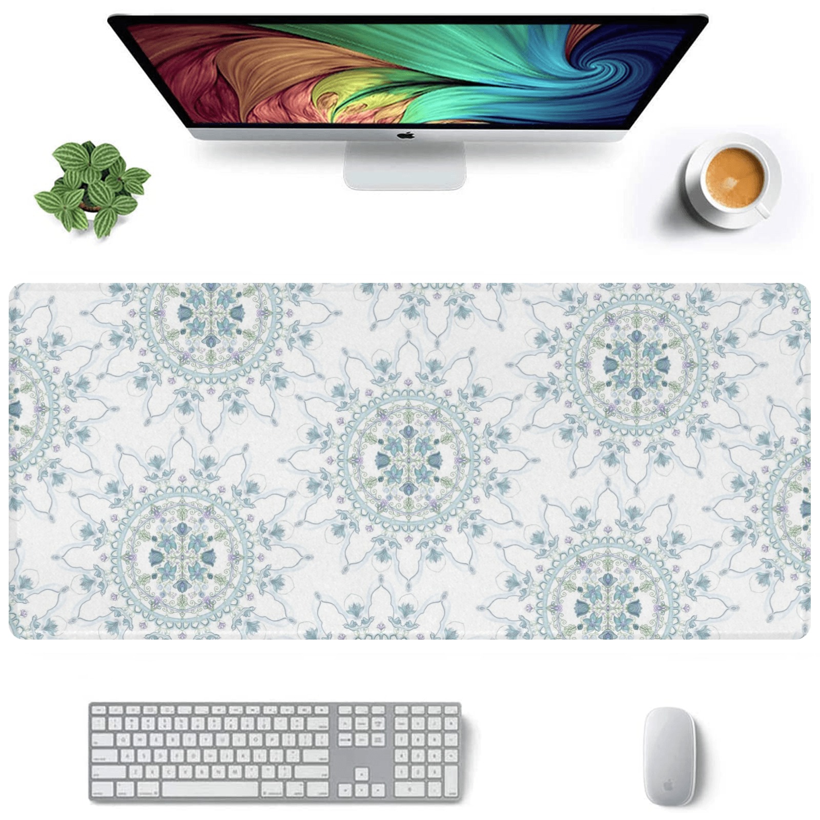 scarve1-3 Gaming Mousepad (35"x16")