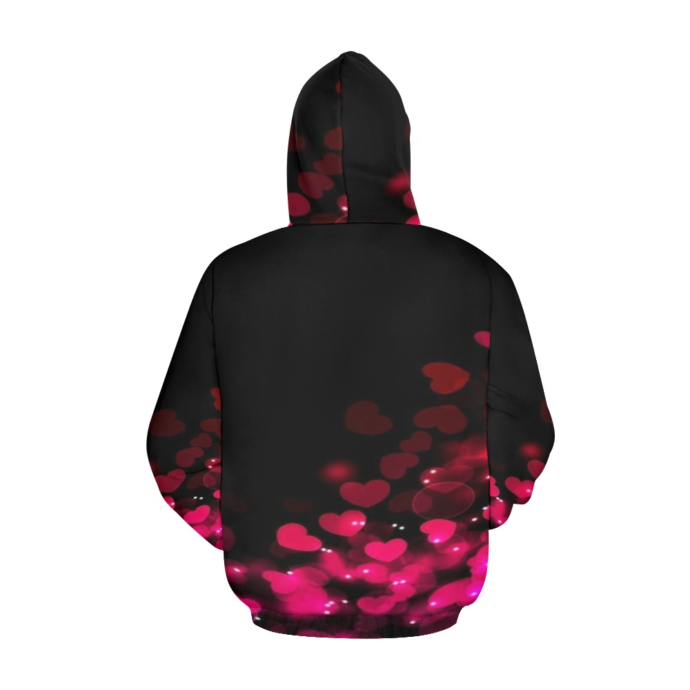 Party All Over Print Hoodie for Women (USA Size) (Model H13)