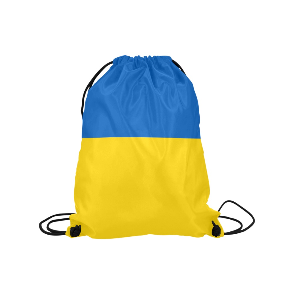 UKRAINE Medium Drawstring Bag Model 1604 (Twin Sides) 13.8"(W) * 18.1"(H)