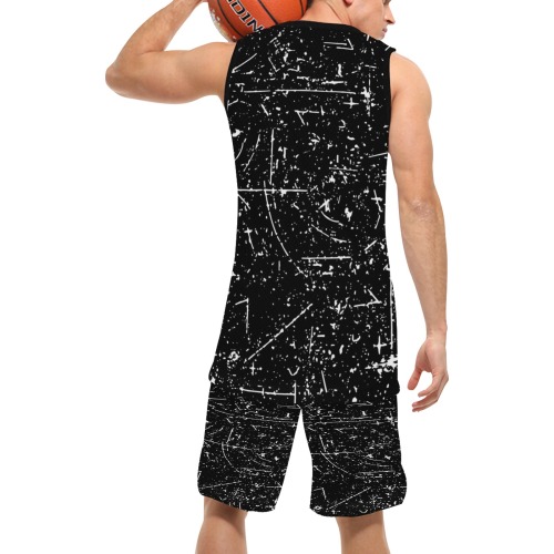 Black Board Basketball Uniform with Pocket