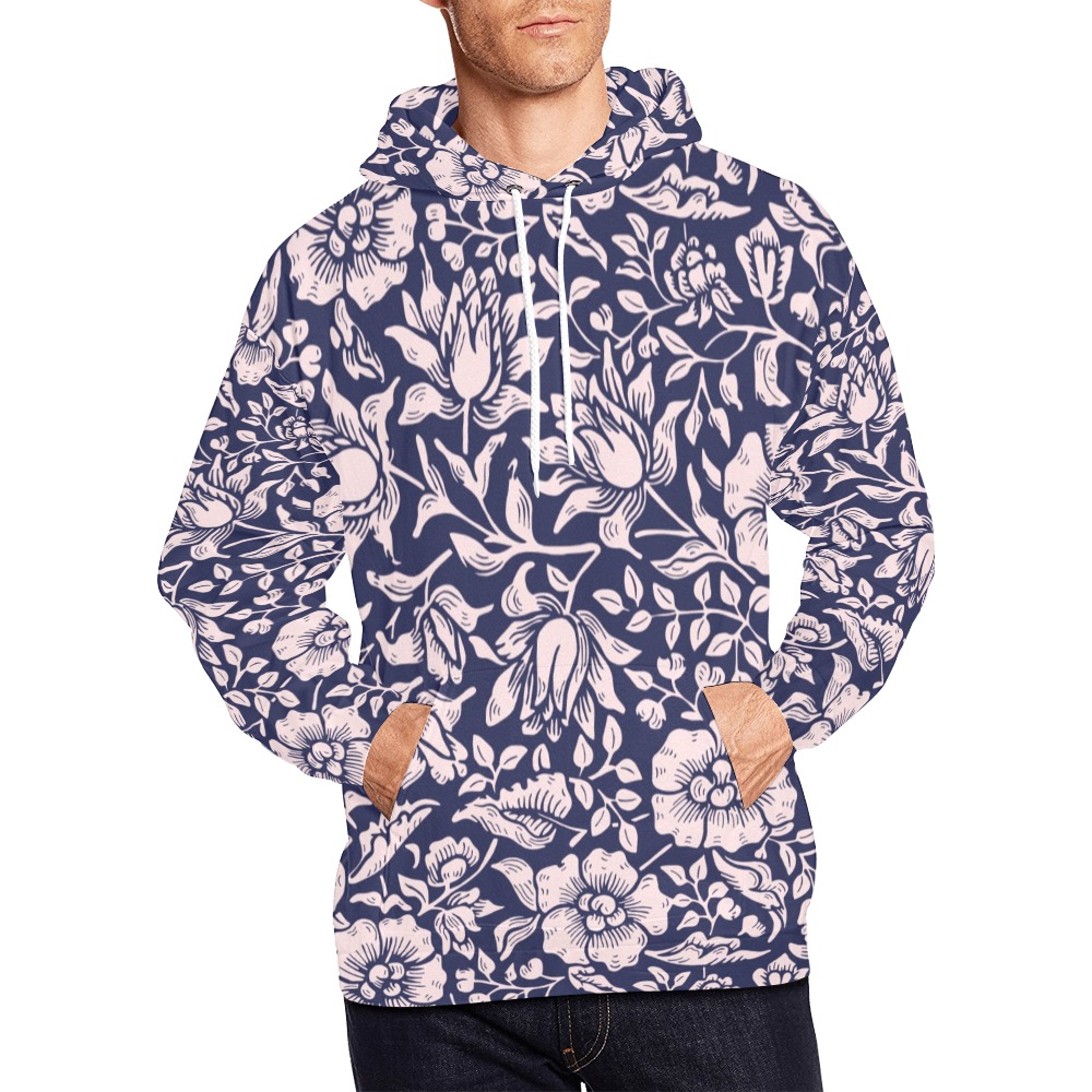 Hoodie All Over Print Hoodie for Men (USA Size) (Model H13)