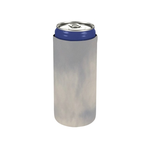 Rippled Cloud Collection Neoprene Can Cooler 5" x 2.3" dia.