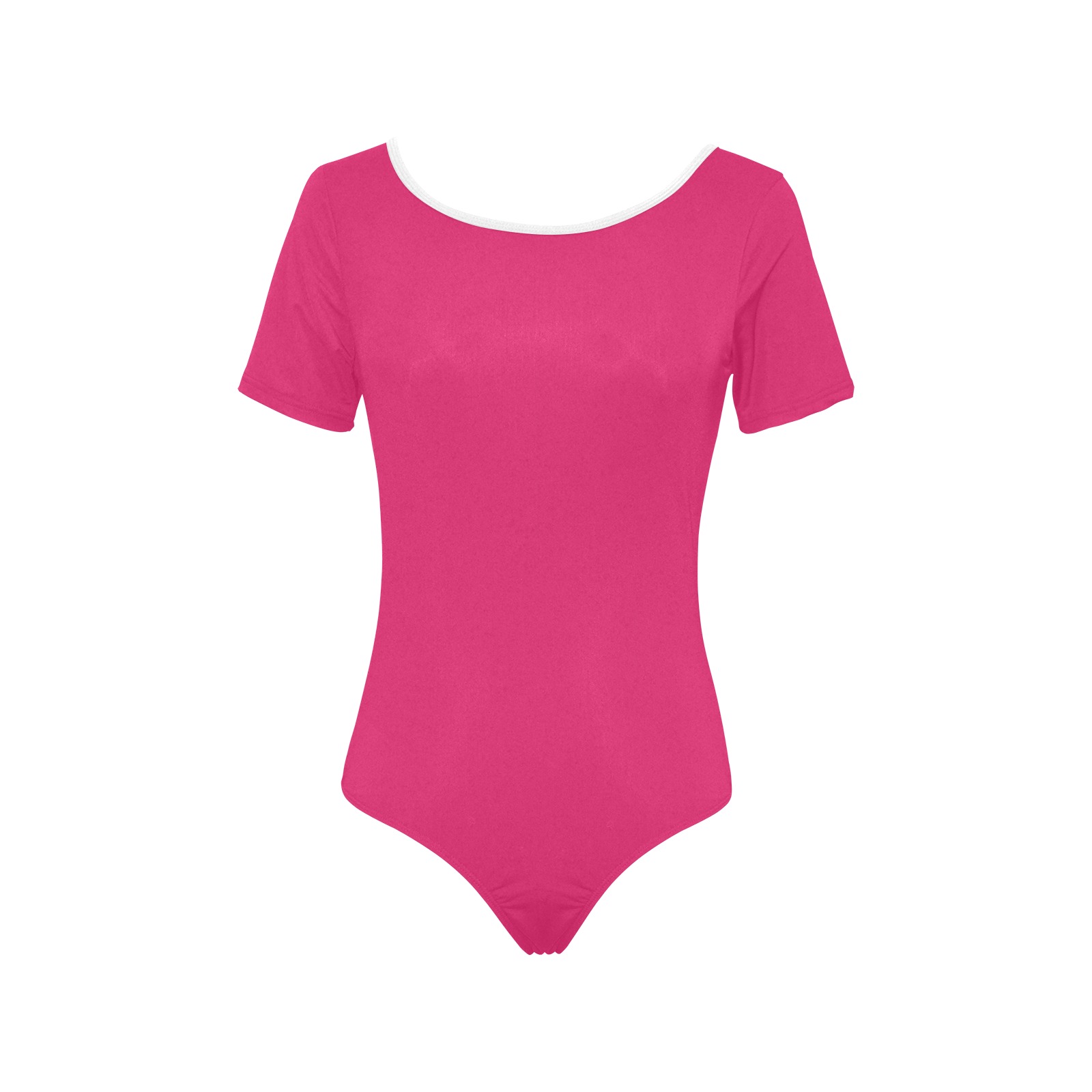 color ruby Women's Short Sleeve Bodysuit