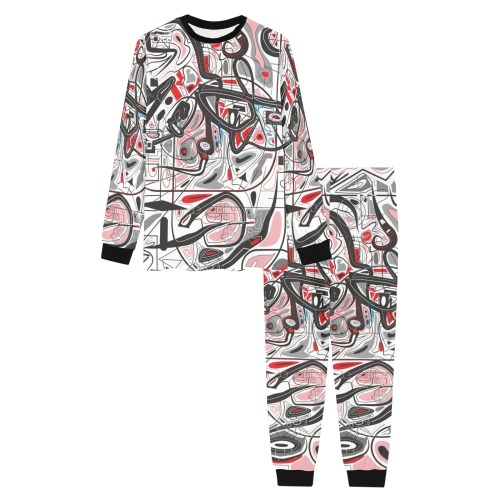 Model 2 Men's All Over Print Pajama Set