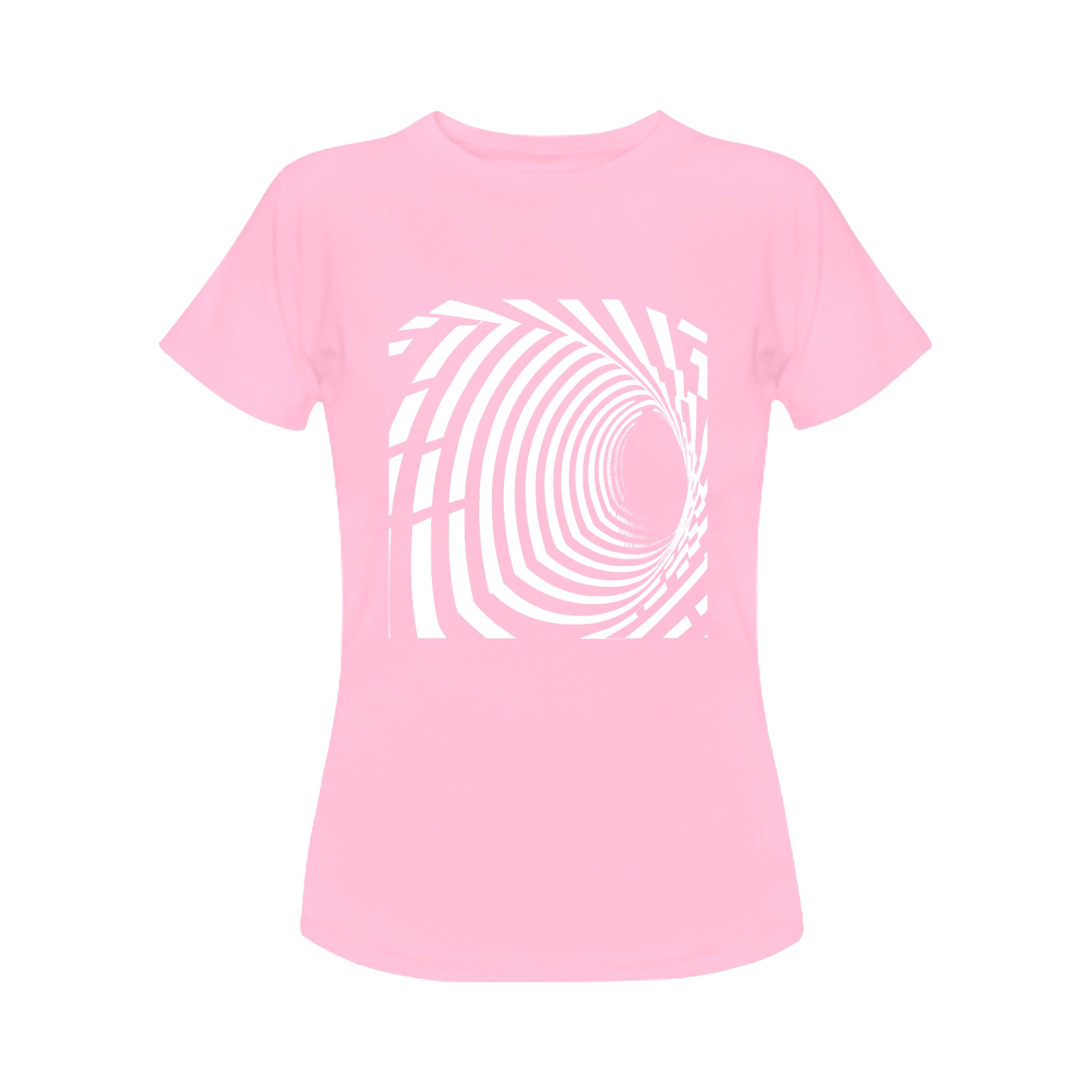 Optical Illusion Women's Classic T-Shirt (Model T17）