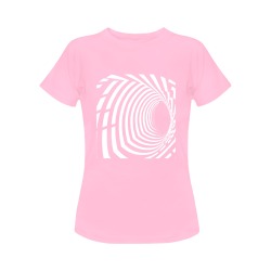 Optical Illusion Women's Classic T-Shirt (Model T17）