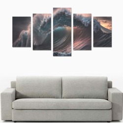 Wave 7 Canvas Print Sets C (No Frame)