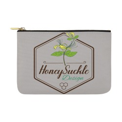 Honey Suckle Design Carry-All Pouch 12.5''x8.5''