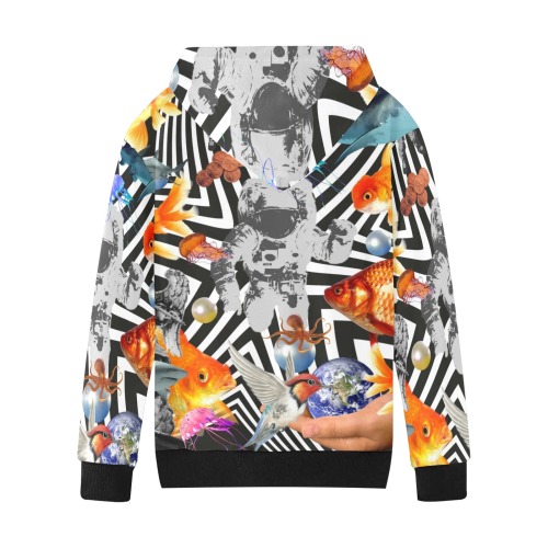 POINT OF ENTRY 2 Kids' All Over Print Hoodie (Model H38)