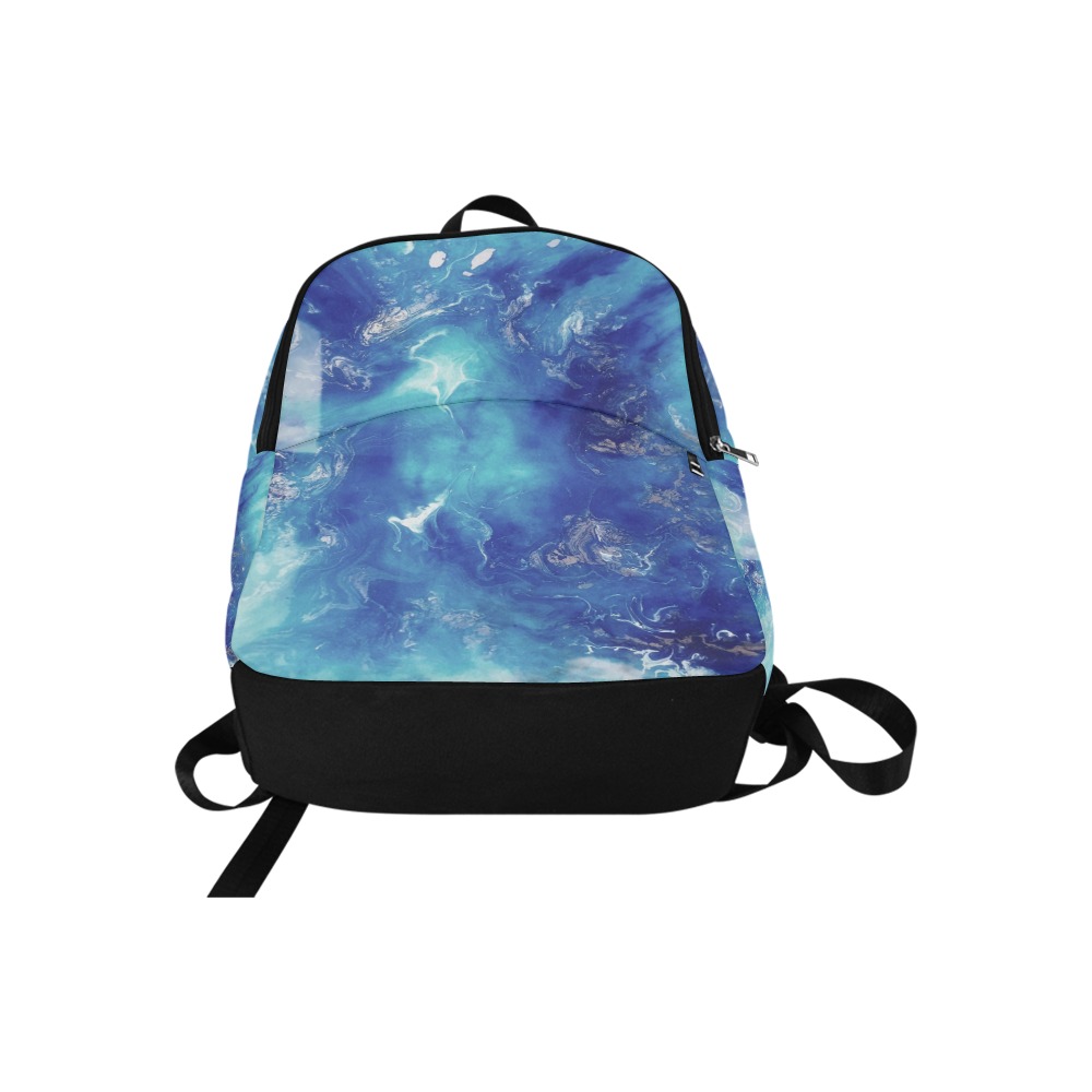 Encre Bleu Photo Fabric Backpack for Adult (Model 1659)