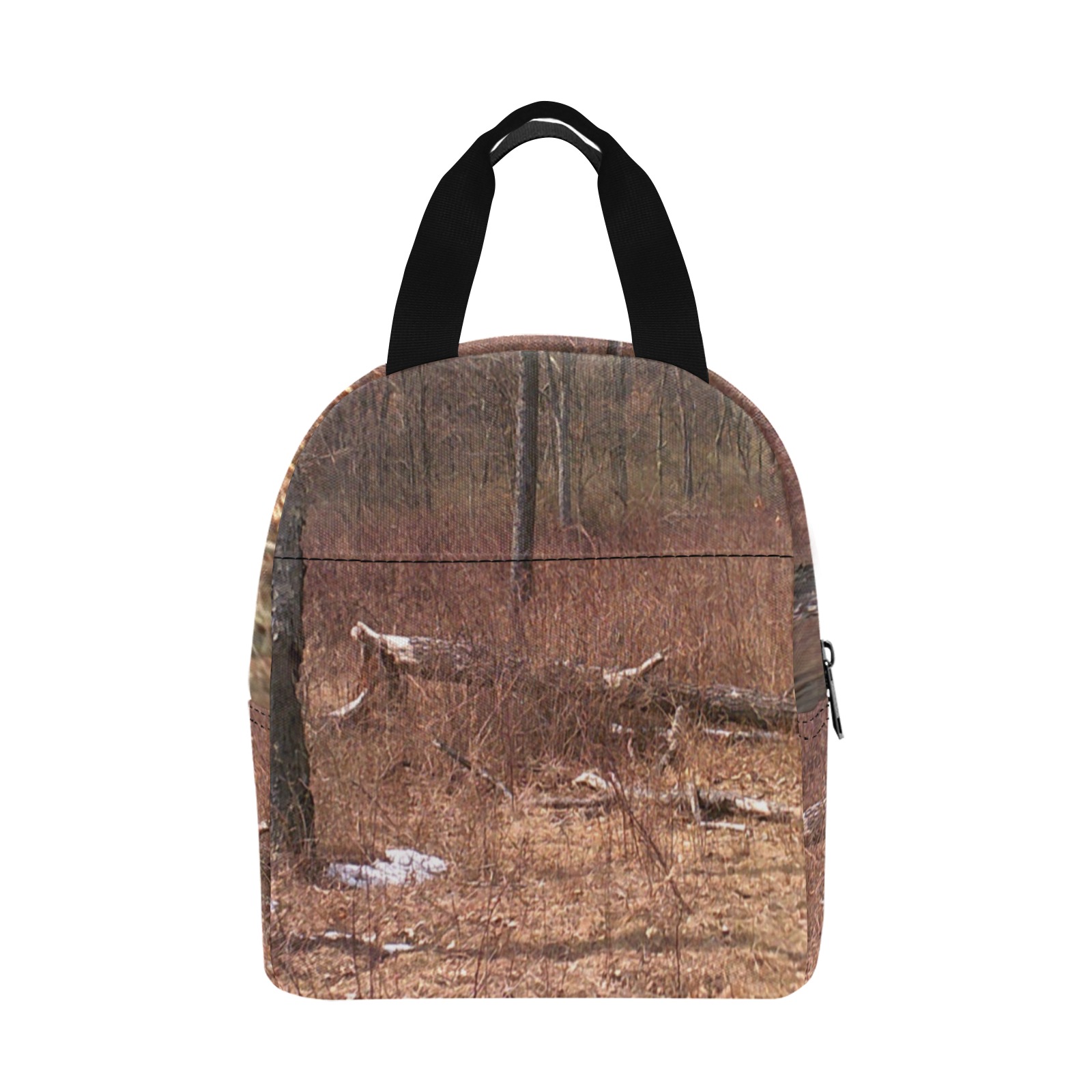 Falling tree in the woods Zipper Lunch Bag (Model 1720)