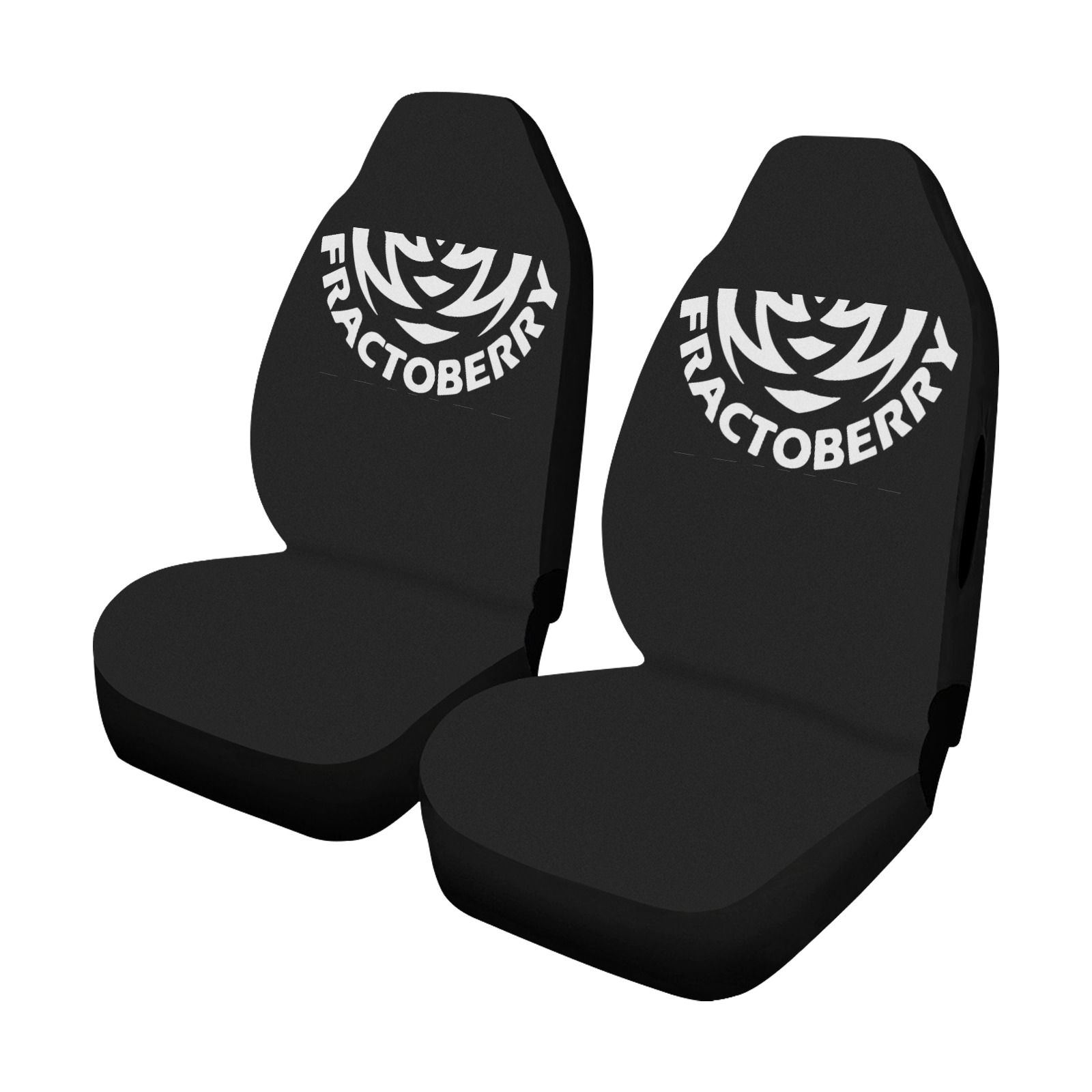 Fractoberry Half Logo 10K Car Seat Cover Airbag Compatible (Set of 2)