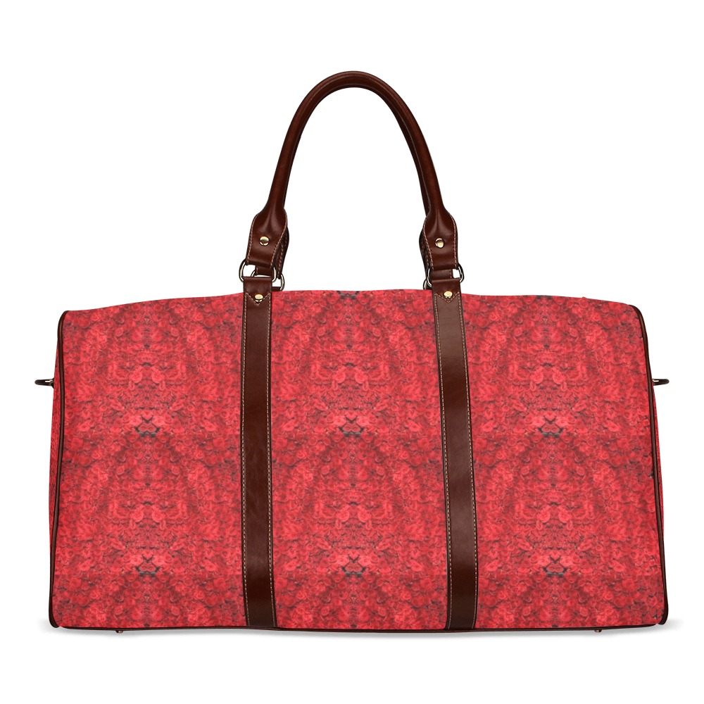 red roses Waterproof Travel Bag/Large (Model 1639)