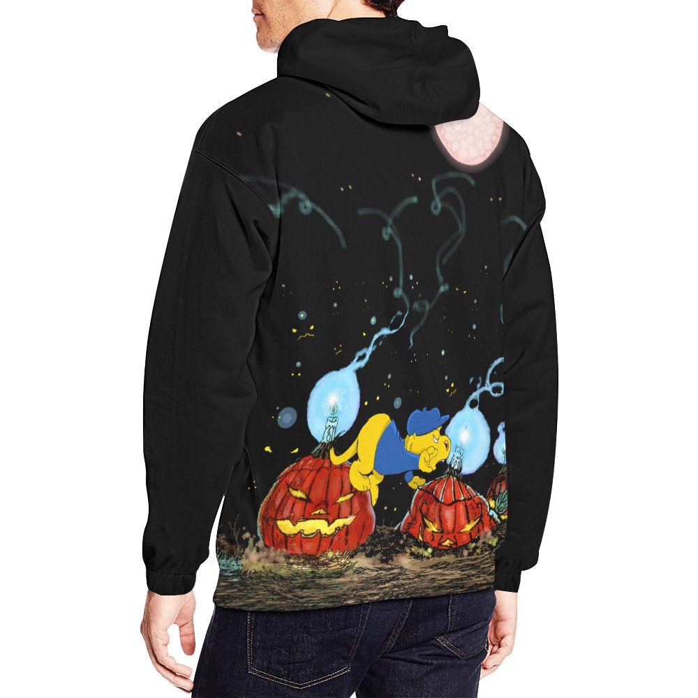 Ferald and The Rotten Pumpkins All Over Print Hoodie for Men (USA Size) (Model H13)