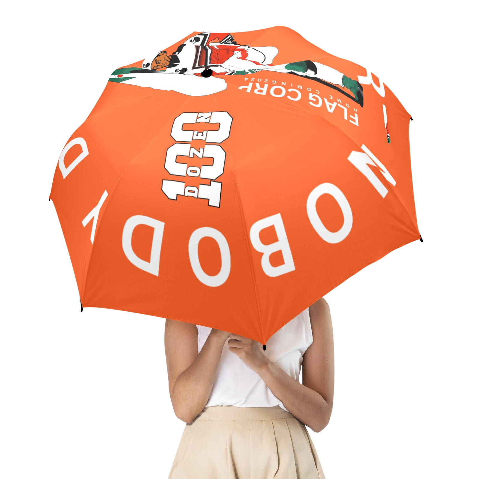 DOZ Business Semi-Automatic Foldable Umbrella (Model U12)