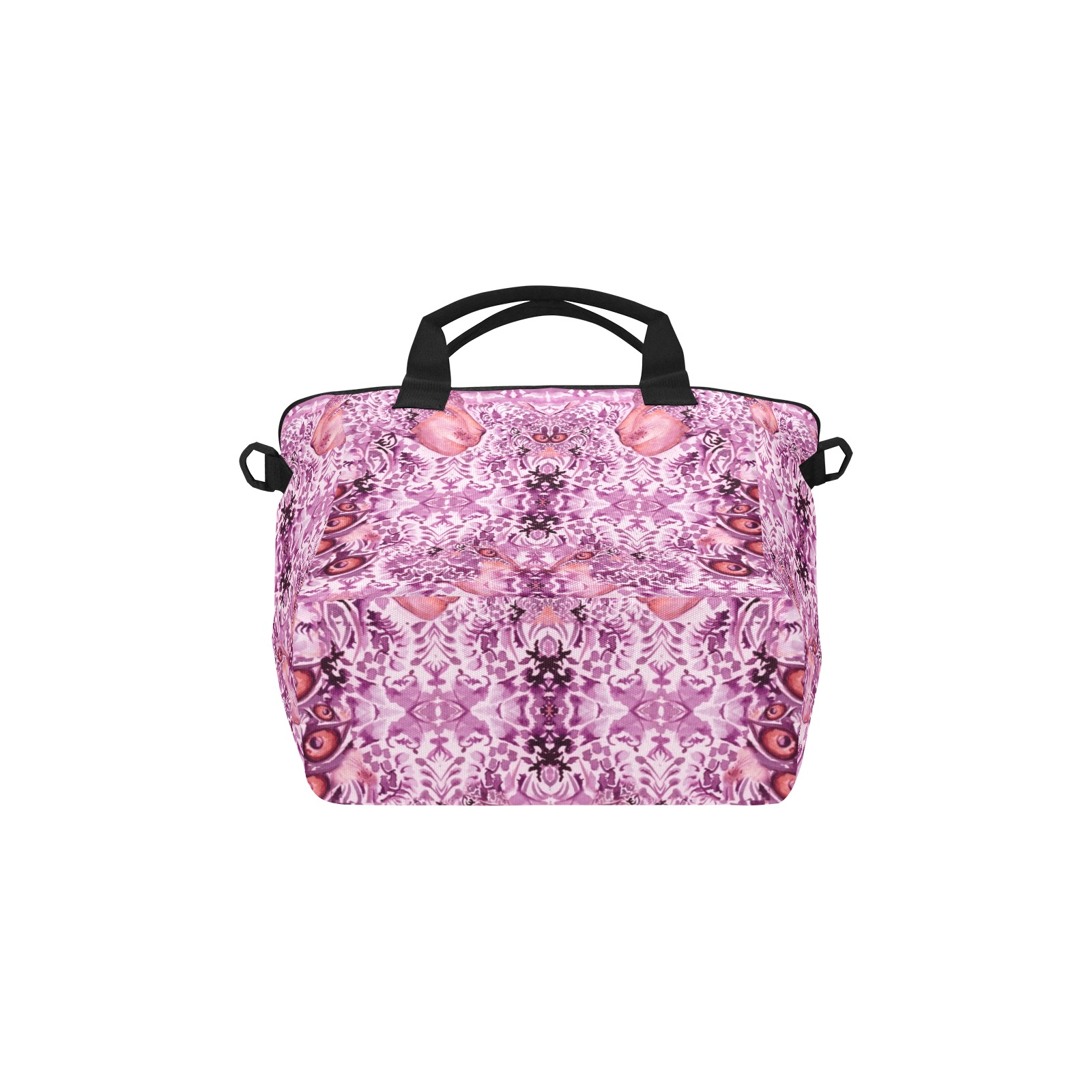 Nidhi December 2014-pattern 4-pink-44x55inchesv Tote Bag with Shoulder Strap (Model 1724)