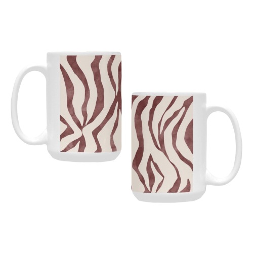 0037-WILD SKIN ANIMAL Custom Ceramic Mug (15OZ)
