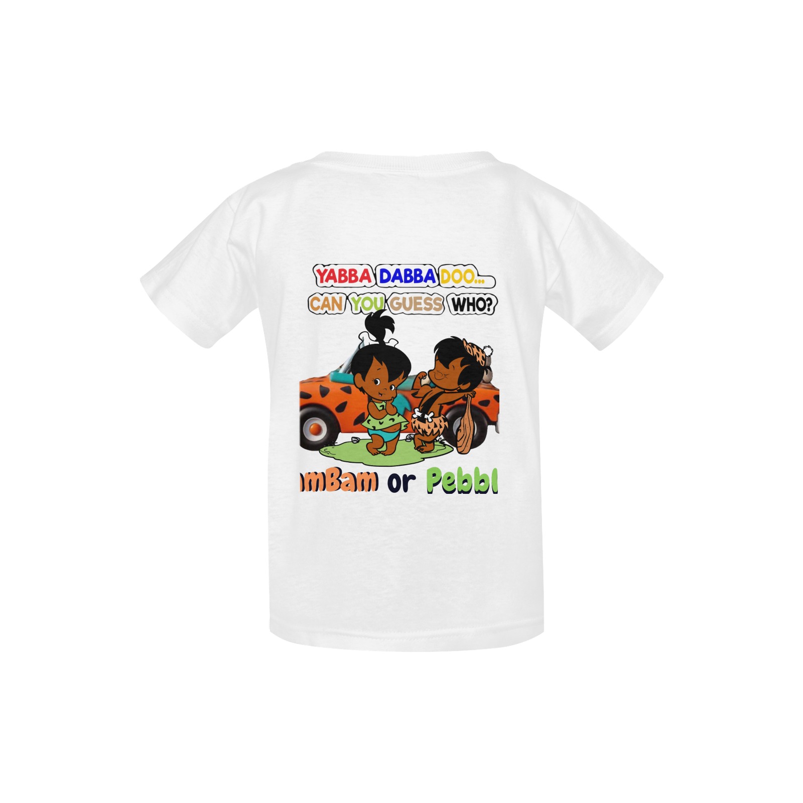 YABBA DABBA DO CAN YOU GUESS WHO KID SHIRT Kid's  Classic T-shirt (Model T22)