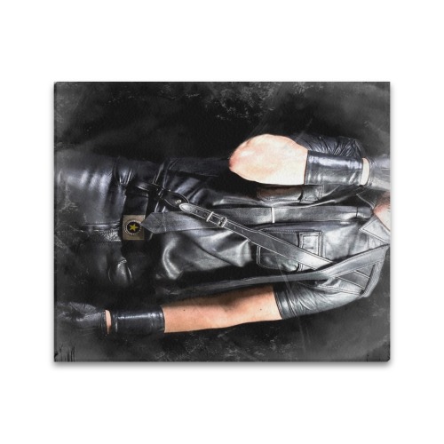 Leather Men by Fetishworld Frame Canvas Print 20"x24"