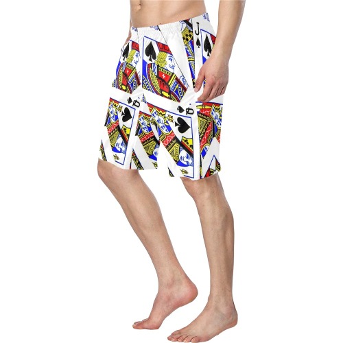 PLAYING CARDS-2 Men's Swim Trunk (Model L21)