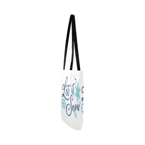 Let It Snow Reusable Shopping Bag Model 1660 (Two sides)