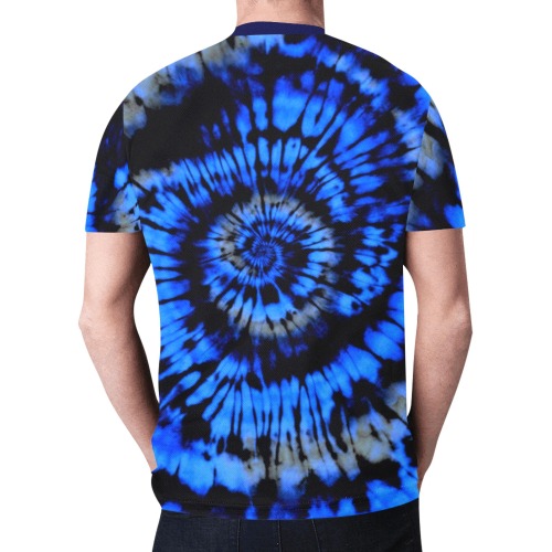 B 3 Tie-dye New All Over Print T-shirt for Men (Model T45)