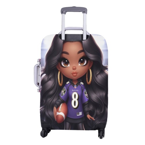 Ravens Luggage Cover/Medium 22"-25"