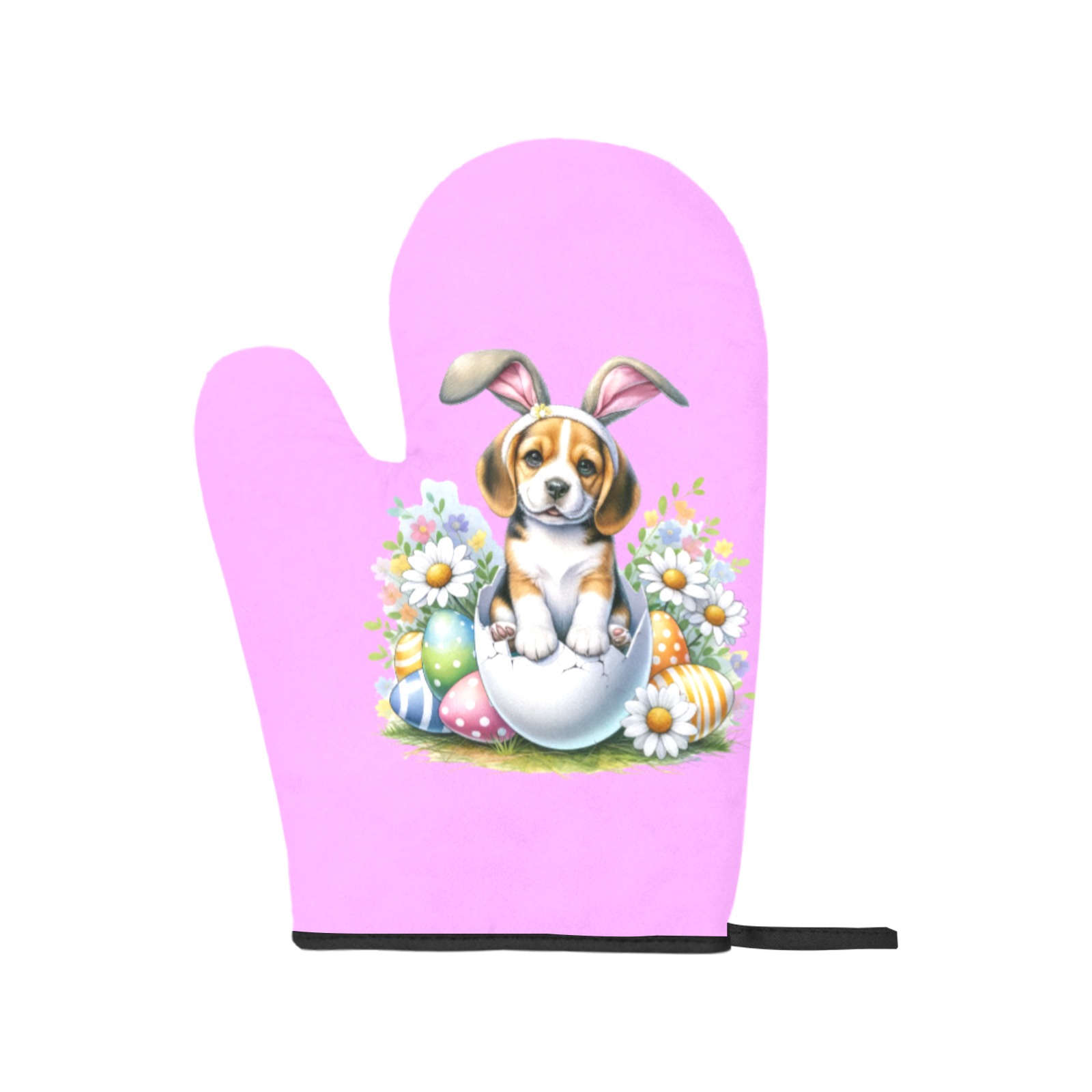Happy Easter Beagle Oven Mitt & Pot Holder