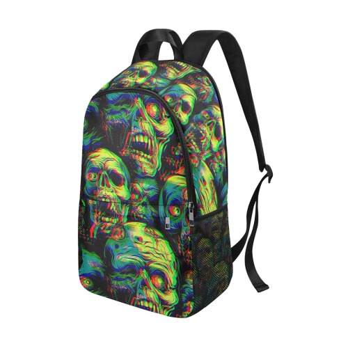 Zombie 4 Fabric Backpack with Side Mesh Pockets (Model 1659)