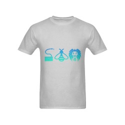 HBL bluegreen Men's T-Shirt in USA Size (Front Printing Only)