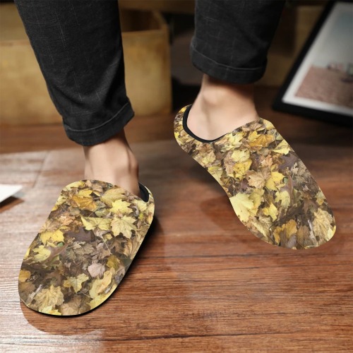 Autumn yellow leaves