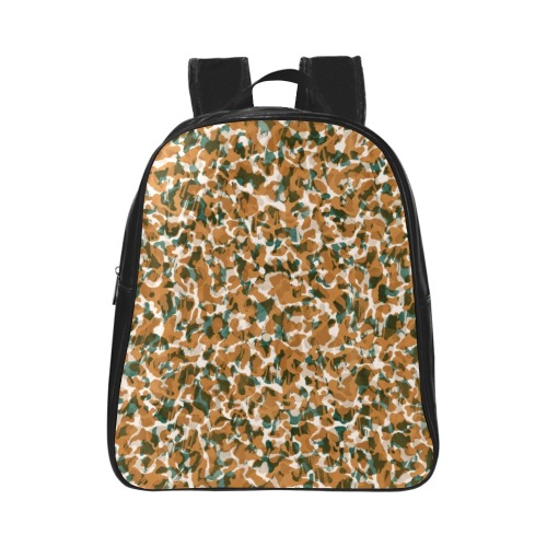 0040-Wild skin animal-58S School Backpack (Model 1601)(Small)