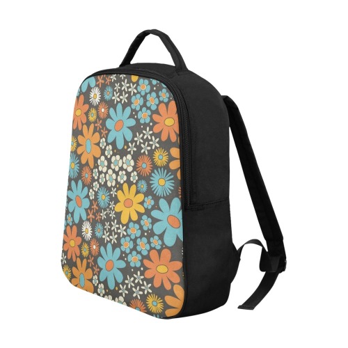 Cute Retro Mod Ditsy Flowers Popular Fabric Backpack (Model 1683)