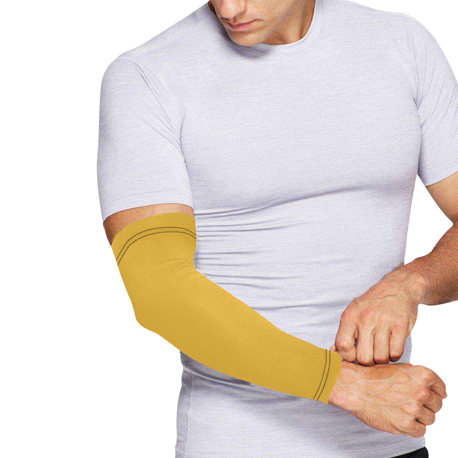 color goldenrod Arm Sleeves (Set of Two)
