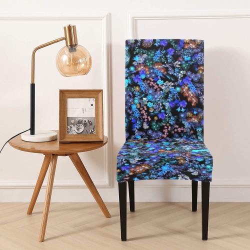 floral design 7 Removable Dining Chair Cover