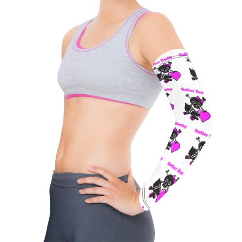 Roller Derby Heart (Pink) Arm Sleeves (Set of Two)
