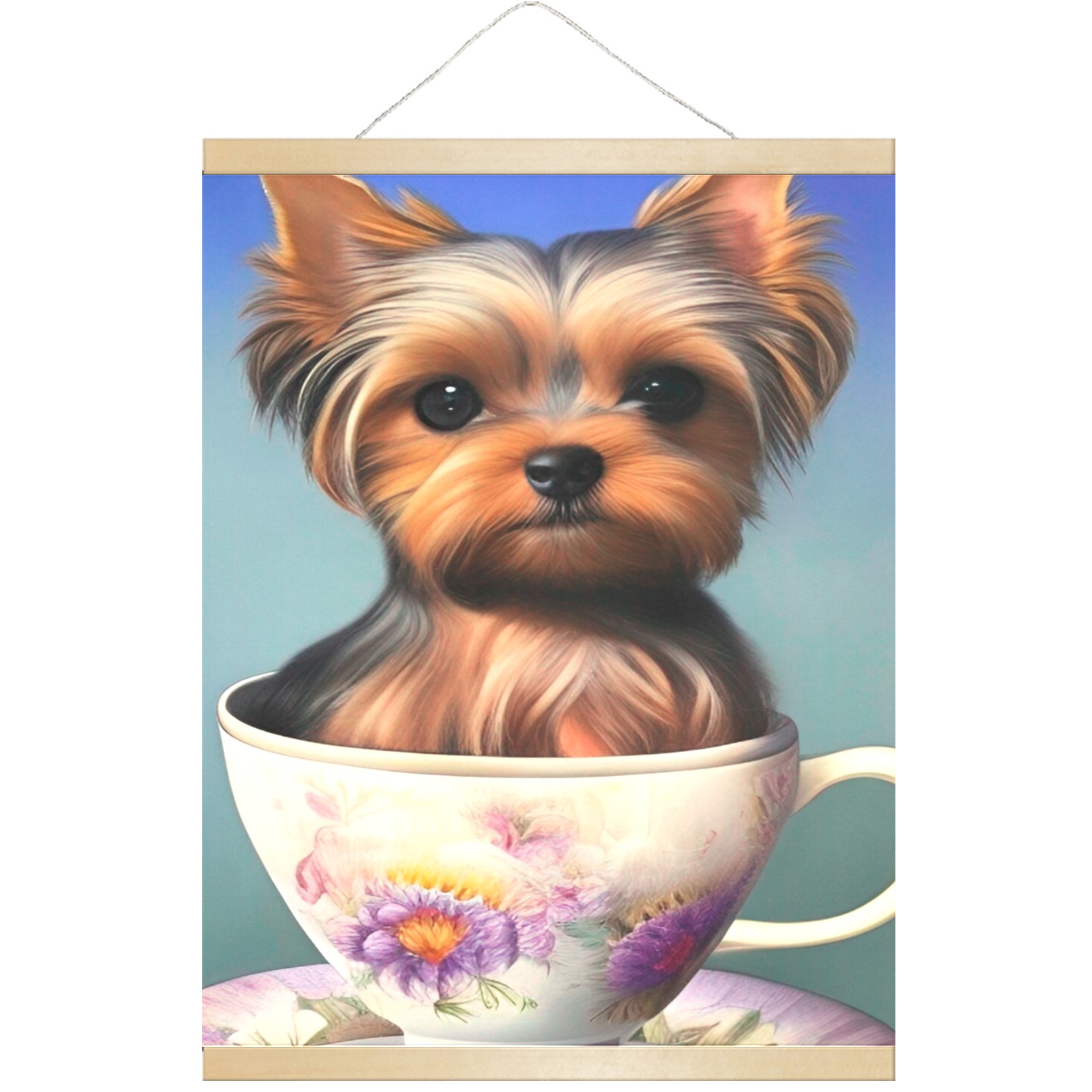 Teacups Puppies 2 Hanging Poster 18"x24"
