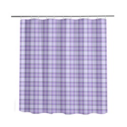 Purple Plaid Tartan 2 Shower Curtain 66"x72"