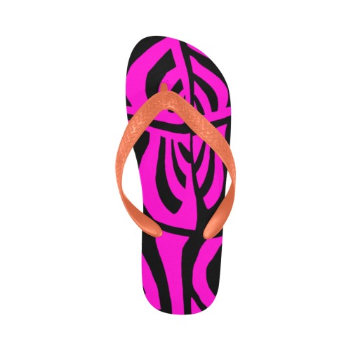 aaa pink b Flip Flops for Men/Women (Model 040)