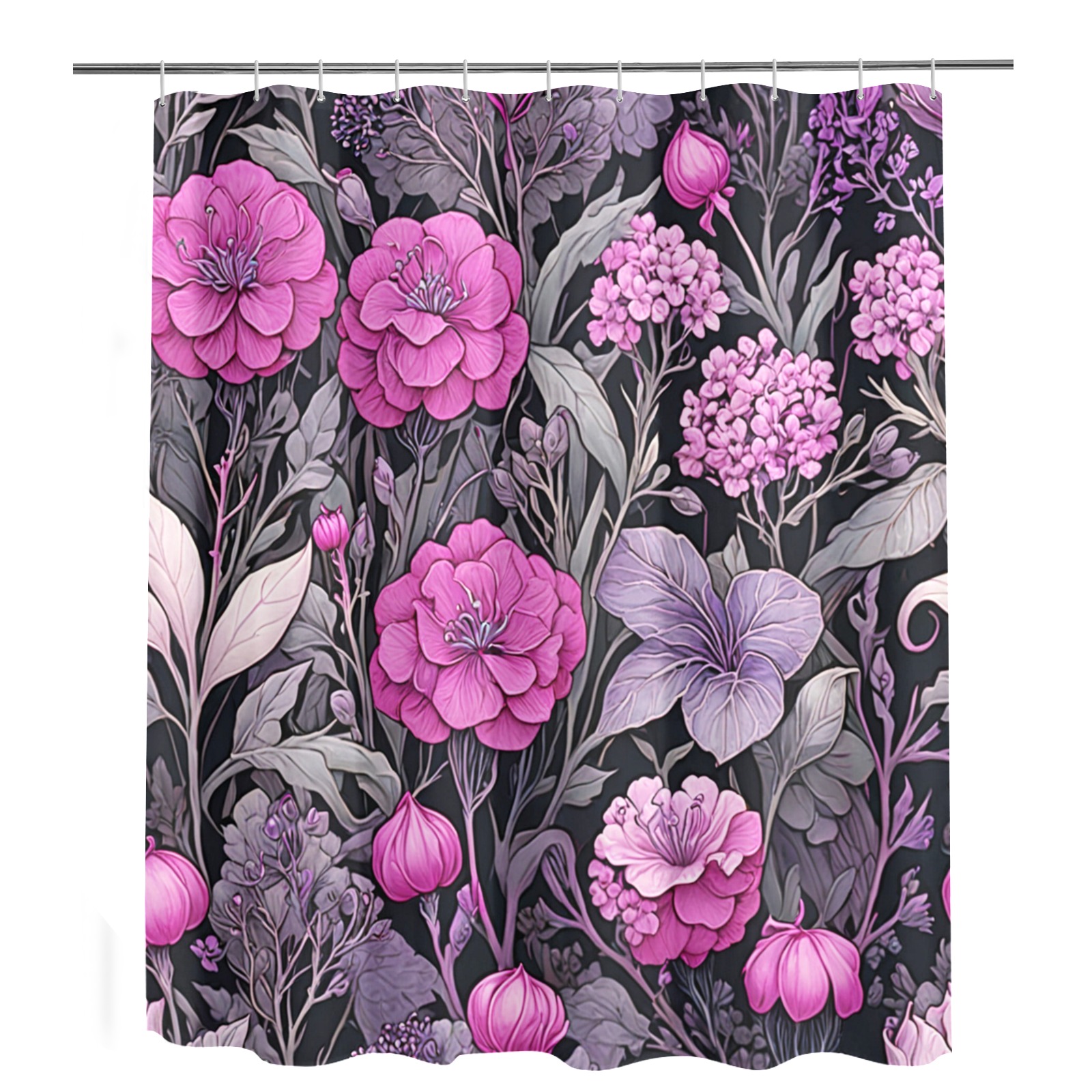 Fabulous Florals 40 Shower Curtain 69"x84"