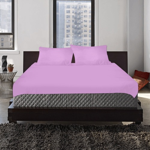 Cherry petal Pink 3-Piece Bedding Set