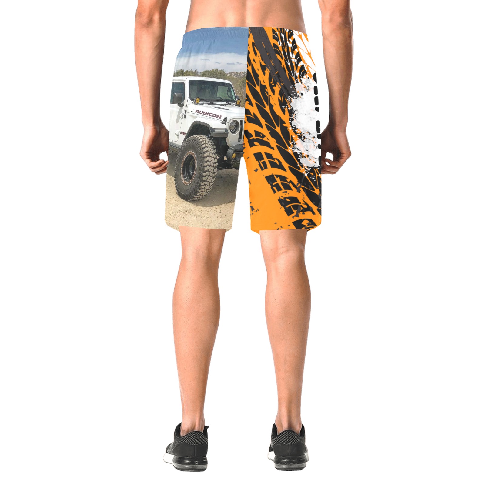 artflow_202105311551 Men's All Over Print Elastic Beach Shorts (Model L20)