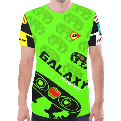 Galaxy Funkart  All Over Print New All Over Print T-shirt for Men (Model T45)